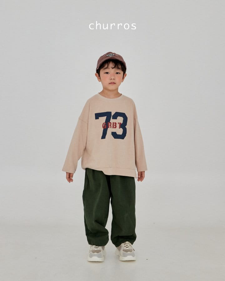 Churros - Korean Children Fashion - #discoveringself - 73 Logo Sweatshirt - 5