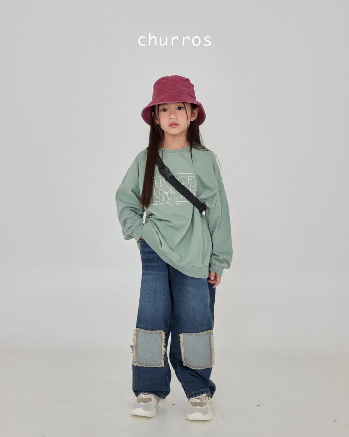 Churros - Korean Children Fashion - #fashionkids - Knee Jeans - 9