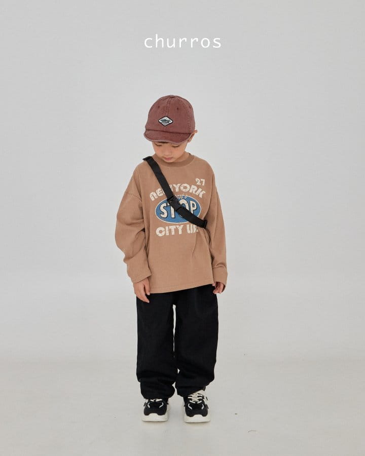 Churros - Korean Children Fashion - #fashionkids - Stop Peach Tee - 10