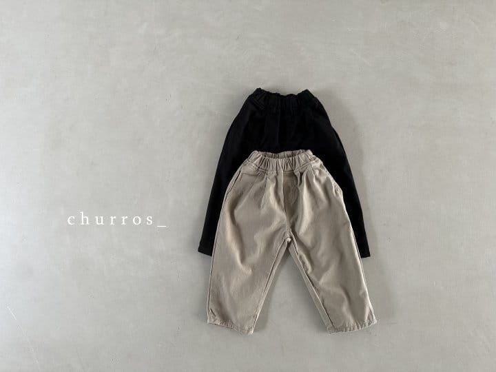 Churros - Korean Children Fashion - #kidsshorts - Chino Wide Pants - 5