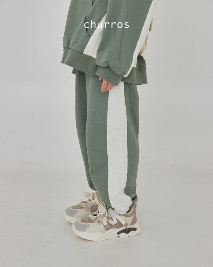 Churros - Korean Children Fashion - #kidsshorts - Side Color Pants