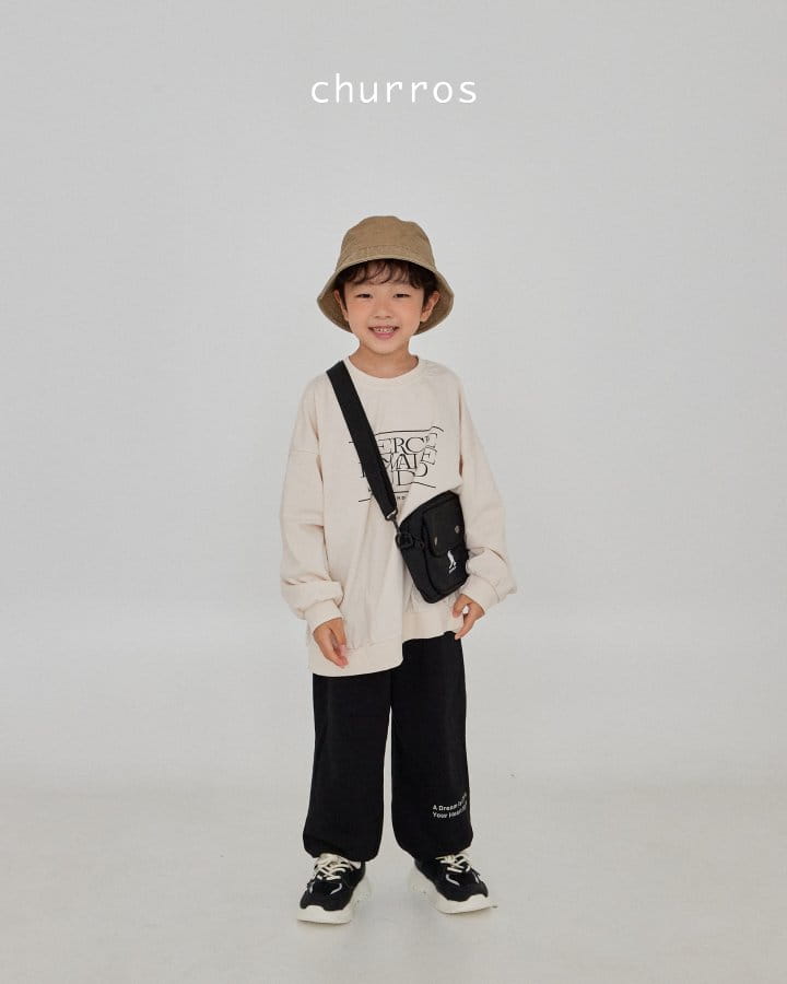 Churros - Korean Children Fashion - #kidsshorts - Lettering Pants - 6