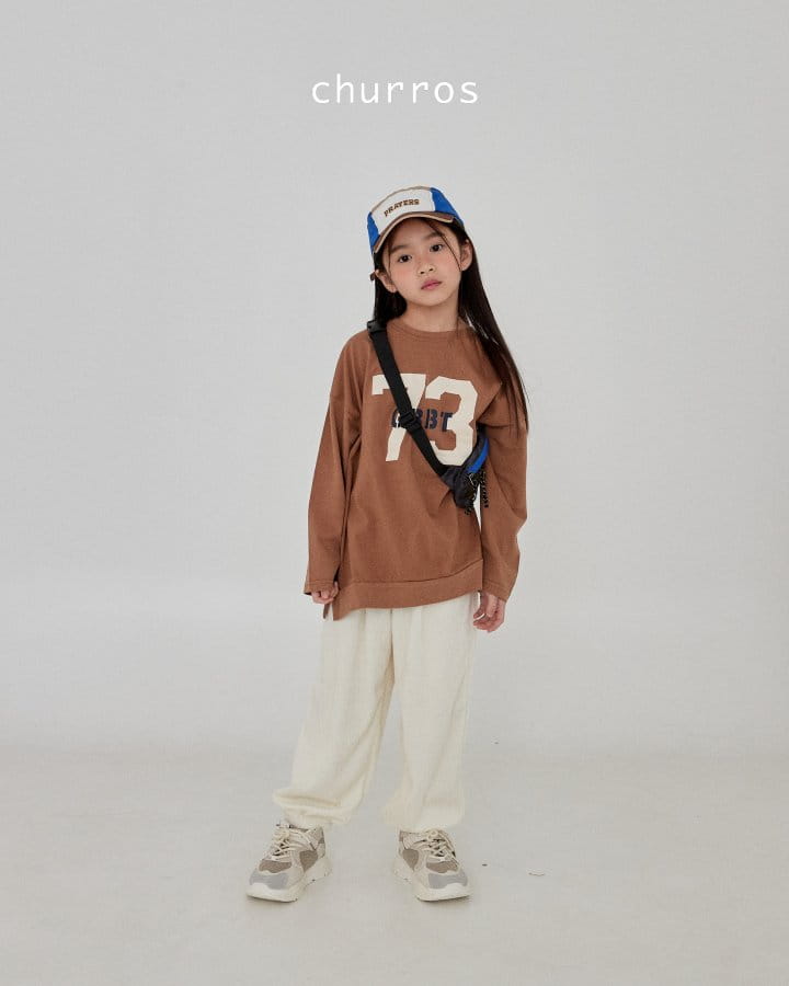 Churros - Korean Children Fashion - #kidsshorts - Gol Terry Pants - 3