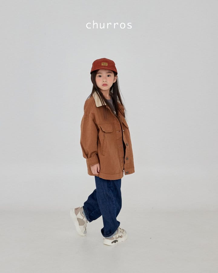 Churros - Korean Children Fashion - #kidsshorts - Ganji Point Jacket - 2