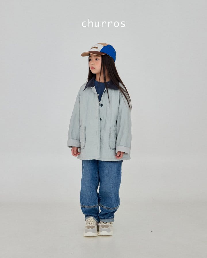 Churros - Korean Children Fashion - #kidsshorts - Quilting Jacket