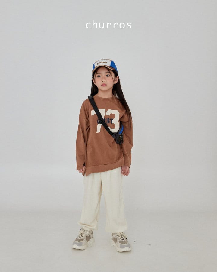 Churros - Korean Children Fashion - #kidsshorts - 73 Logo Sweatshirt - 7