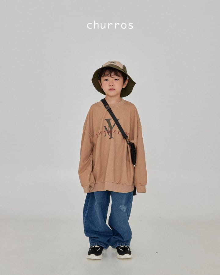 Churros - Korean Children Fashion - #kidsstore - Cat Vinrage Jeans - 9