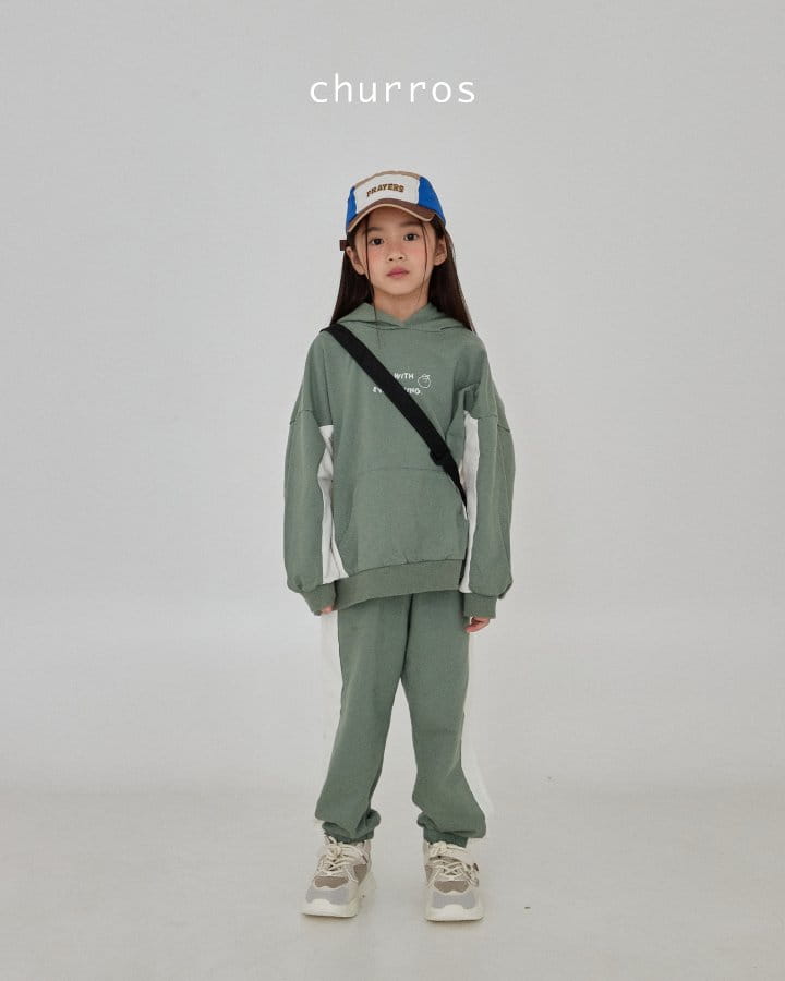 Churros - Korean Children Fashion - #kidsstore - Side Color Pants - 2