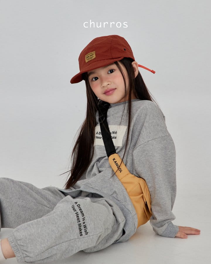 Churros - Korean Children Fashion - #kidsstore - Lettering Sweatshirt - 6