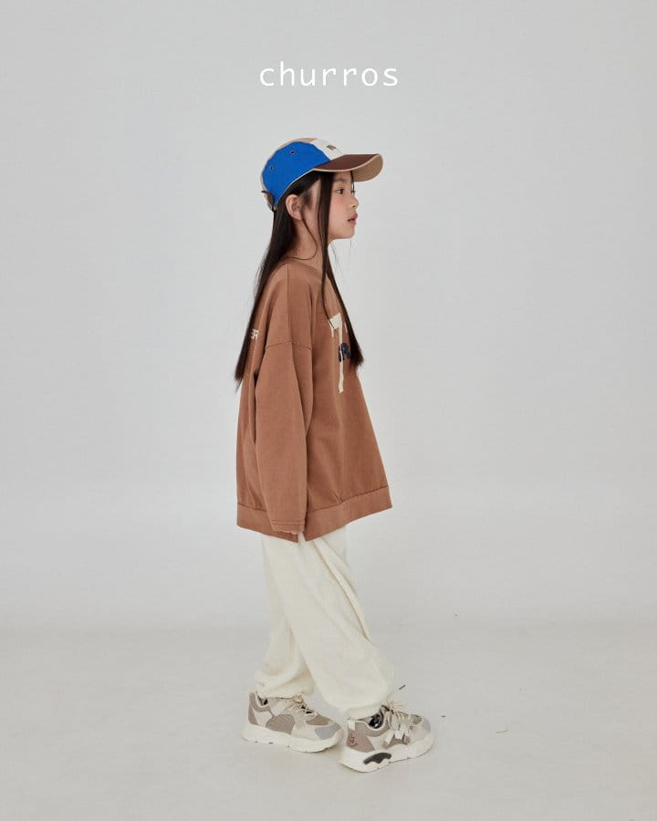 Churros - Korean Children Fashion - #kidsstore - 73 Logo Sweatshirt - 8