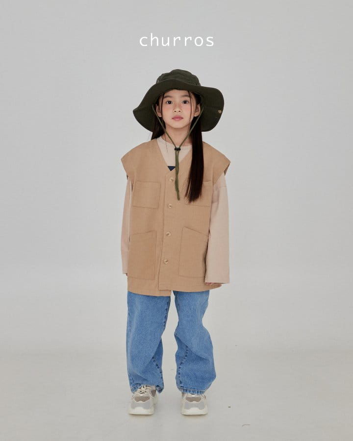 Churros - Korean Children Fashion - #kidzfashiontrend - Camping Vest - 9