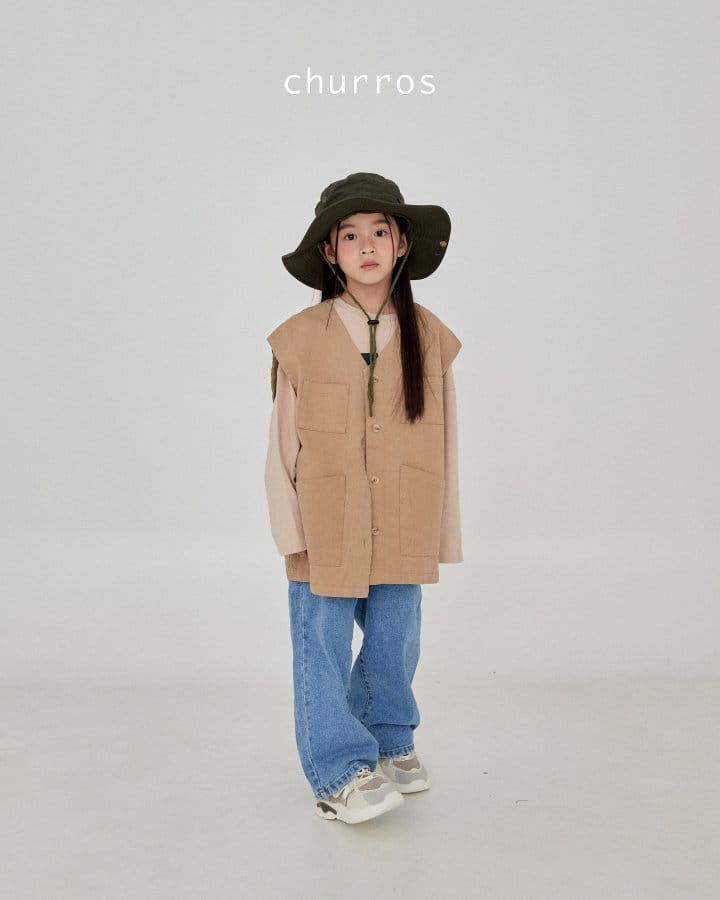 Churros - Korean Children Fashion - #kidsstore - Wide Jeans - 4