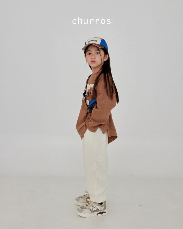 Churros - Korean Children Fashion - #kidzfashiontrend - Gol Terry Pants - 5