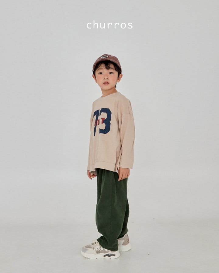 Churros - Korean Children Fashion - #kidzfashiontrend - 73 Logo Sweatshirt - 9