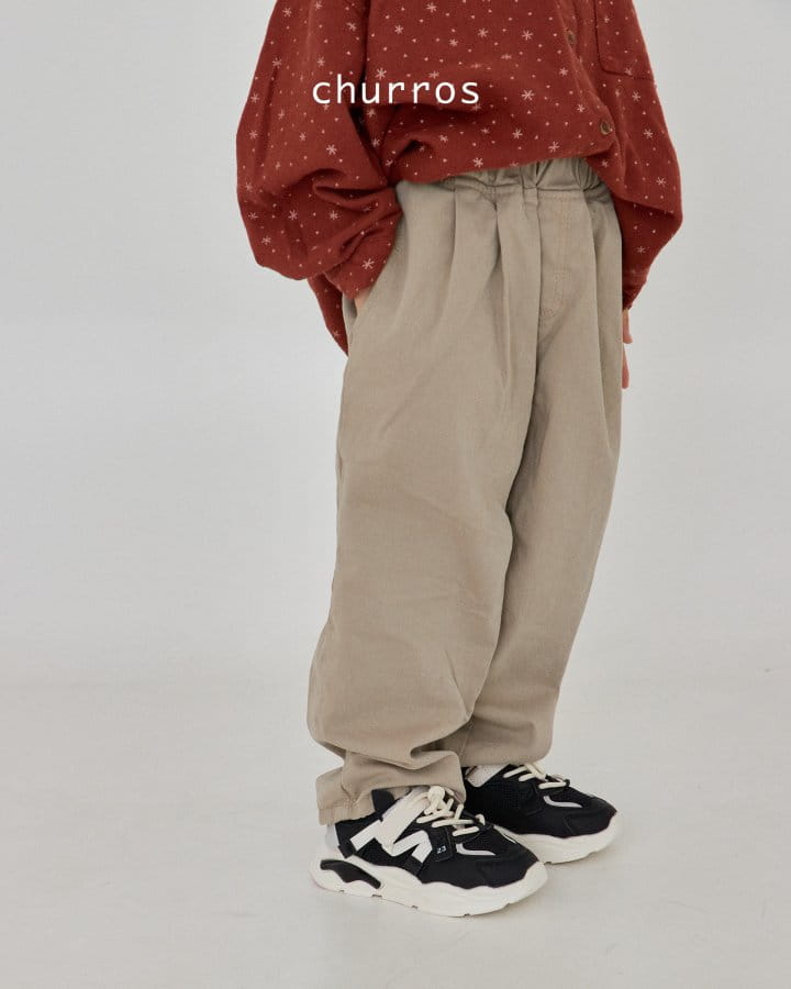 Churros - Korean Children Fashion - #littlefashionista - Chino Wide Pants - 9