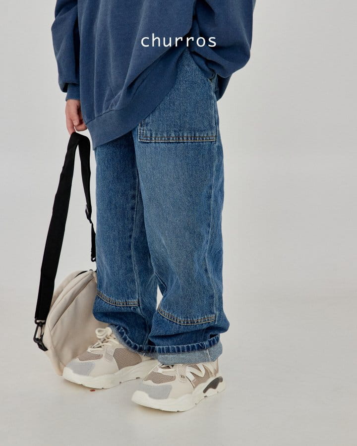 Churros - Korean Children Fashion - #littlefashionista - Jun Pocket Jeans - 8