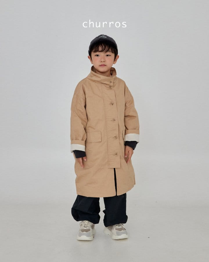 Churros - Korean Children Fashion - #littlefashionista - Standing Overfit Jacket - 2