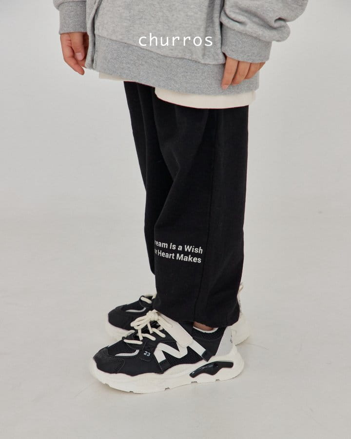 Churros - Korean Children Fashion - #littlefashionista - Lettering Pants - 10