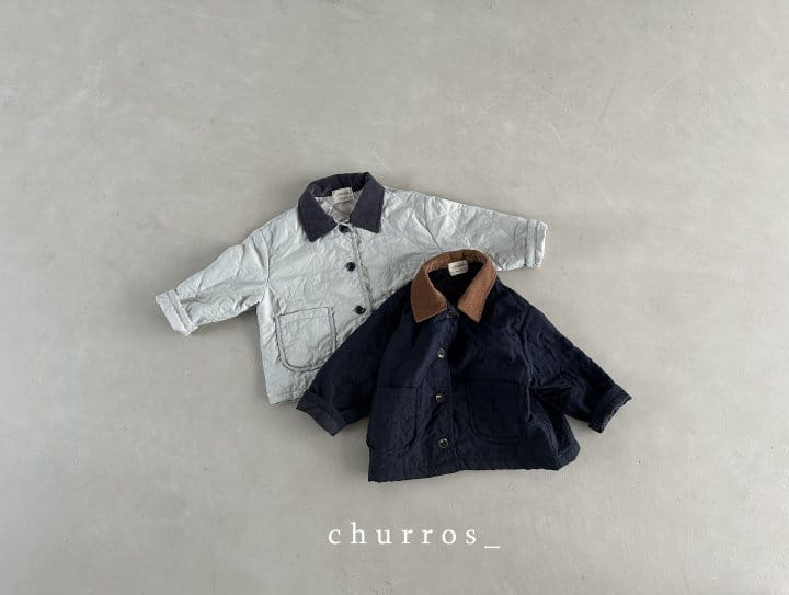 Churros - Korean Children Fashion - #littlefashionista - Quilting Jacket - 5