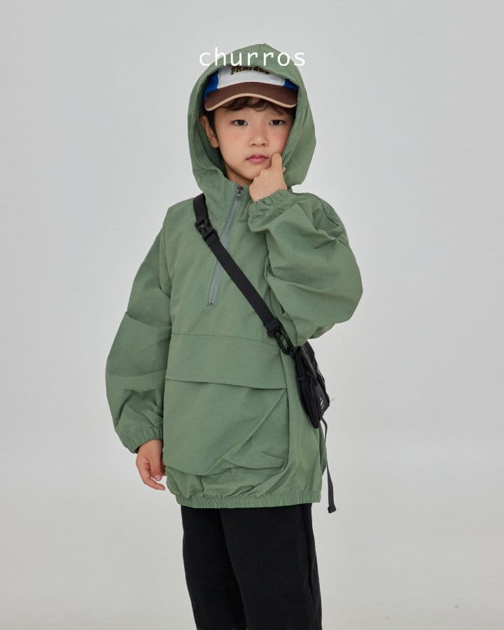 Churros - Korean Children Fashion - #magicofchildhood - Pit Anorak Jumper