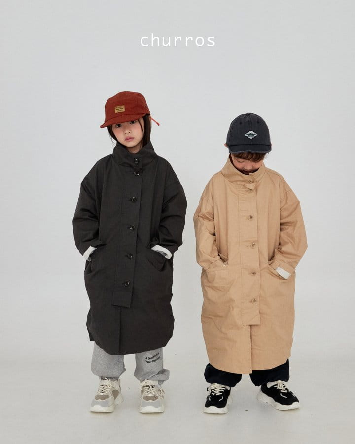 Churros - Korean Children Fashion - #magicofchildhood - Standing Overfit Jacket - 3