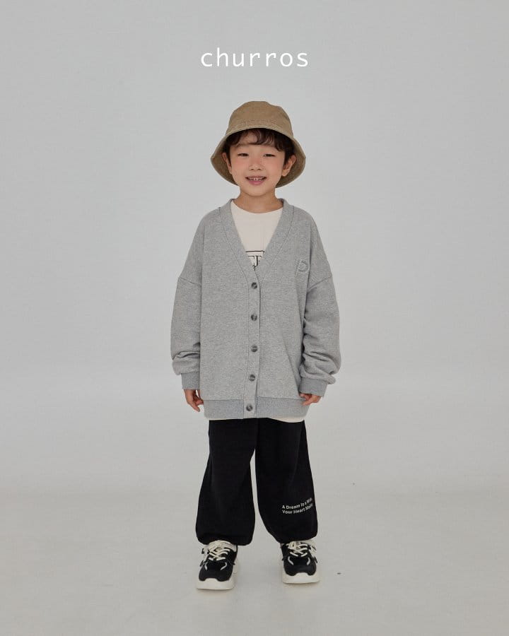 Churros - Korean Children Fashion - #magicofchildhood - P Basic Cardigan