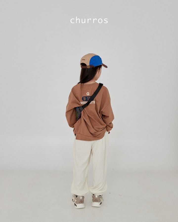 Churros - Korean Children Fashion - #magicofchildhood - 73 Logo Sweatshirt - 12