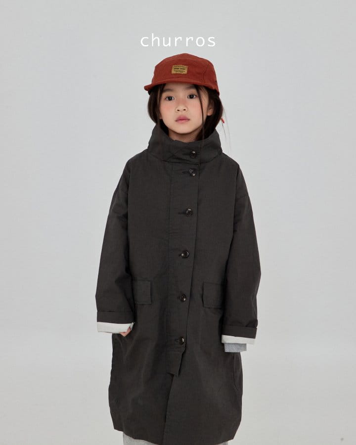 Churros - Korean Children Fashion - #magicofchildhood - Standing Overfit Jacket - 4