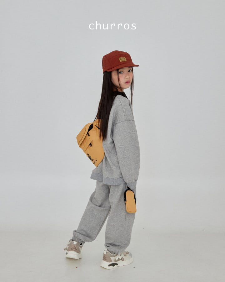 Churros - Korean Children Fashion - #minifashionista - Lettering Sweatshirt - 11