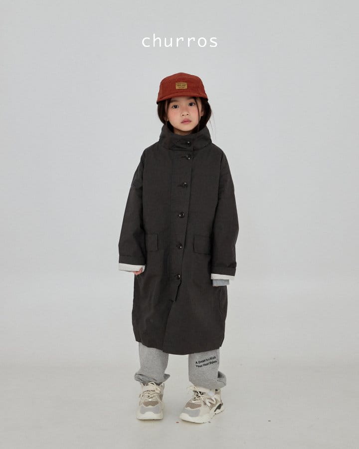Churros - Korean Children Fashion - #prettylittlegirls - Standing Overfit Jacket - 5
