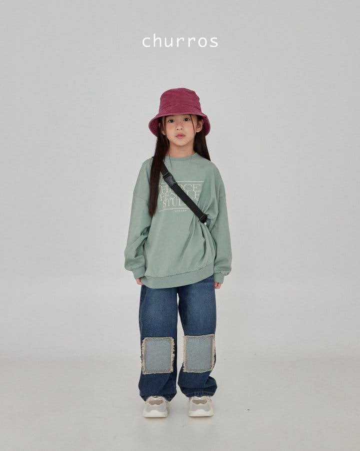 Churros - Korean Children Fashion - #prettylittlegirls - Knee Jeans