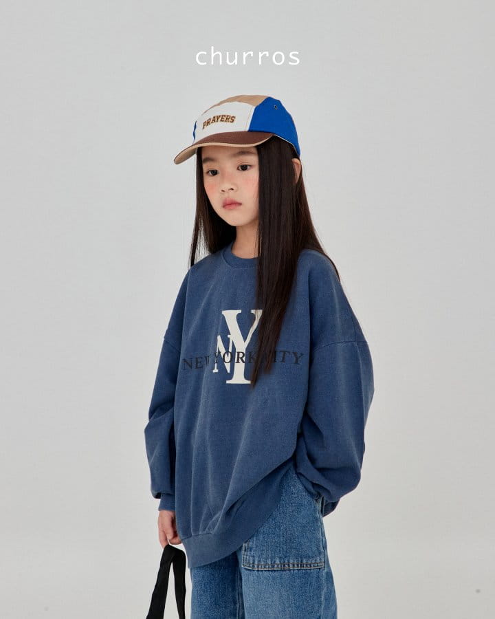 Churros - Korean Children Fashion - #prettylittlegirls - NY Pigment Sweatshirt - 2