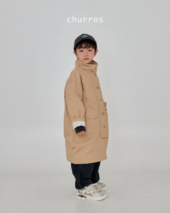 Churros - Korean Children Fashion - #stylishchildhood - Standing Overfit Jacket - 8