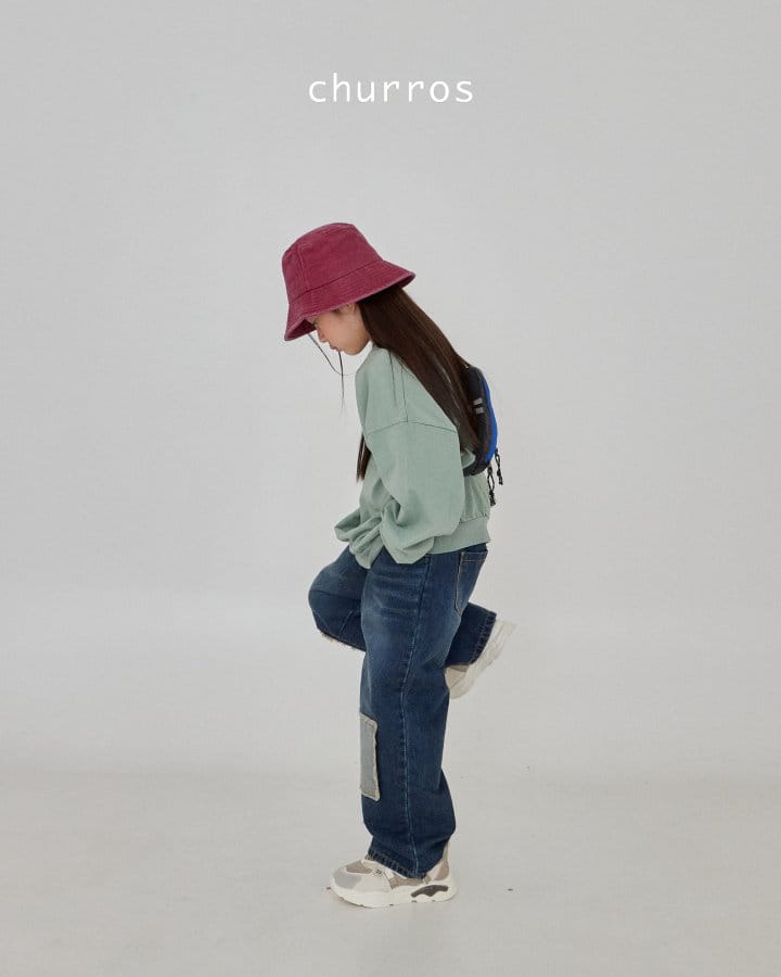Churros - Korean Children Fashion - #toddlerclothing - Knee Jeans - 4