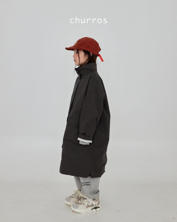 Churros - Korean Children Fashion - #todddlerfashion - Standing Overfit Jacket - 6