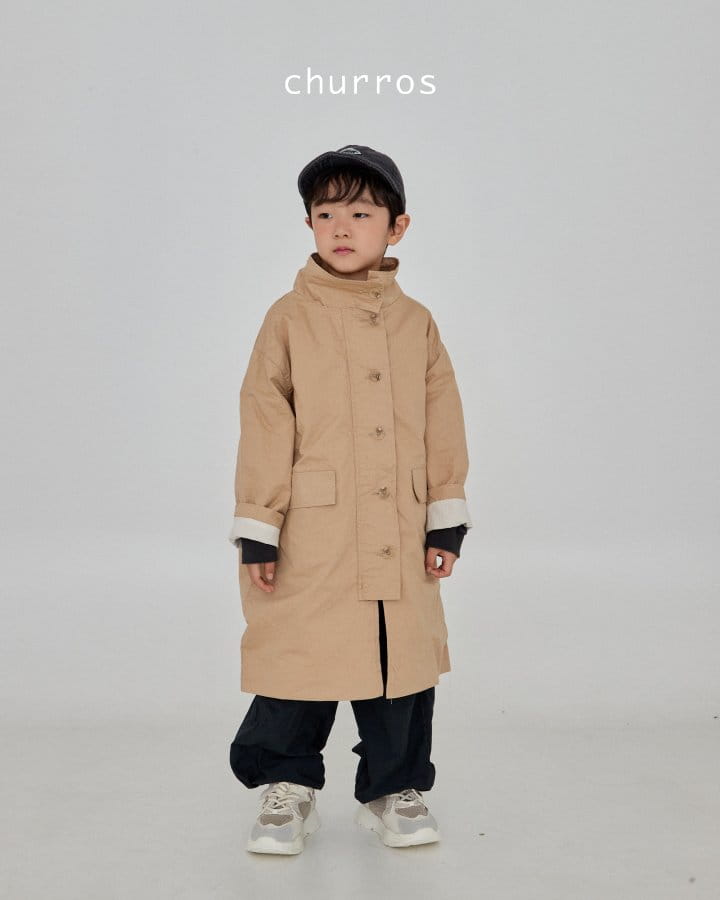 Churros - Korean Children Fashion - #toddlerclothing - Standing Overfit Jacket - 7