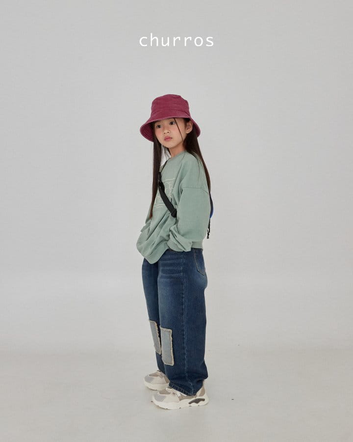 Churros - Korean Children Fashion - #toddlerclothing - Knee Jeans - 3