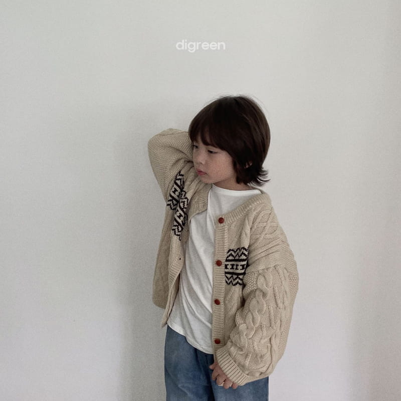 Digreen - Korean Children Fashion - #minifashionista - Smooth Cardigan - 2