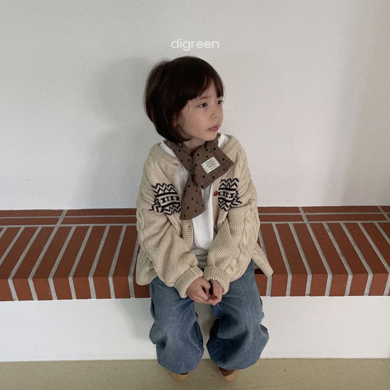 Digreen - Korean Children Fashion - #prettylittlegirls - Smooth Cardigan - 4