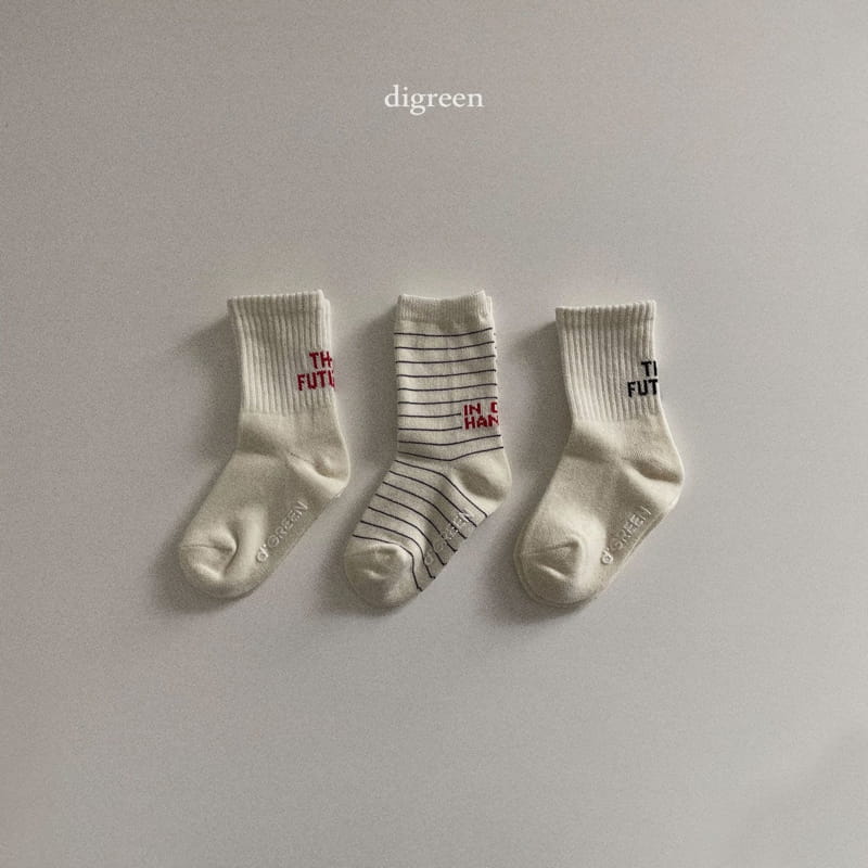 Digreen - Korean Children Fashion - #todddlerfashion - Future Socks - 3