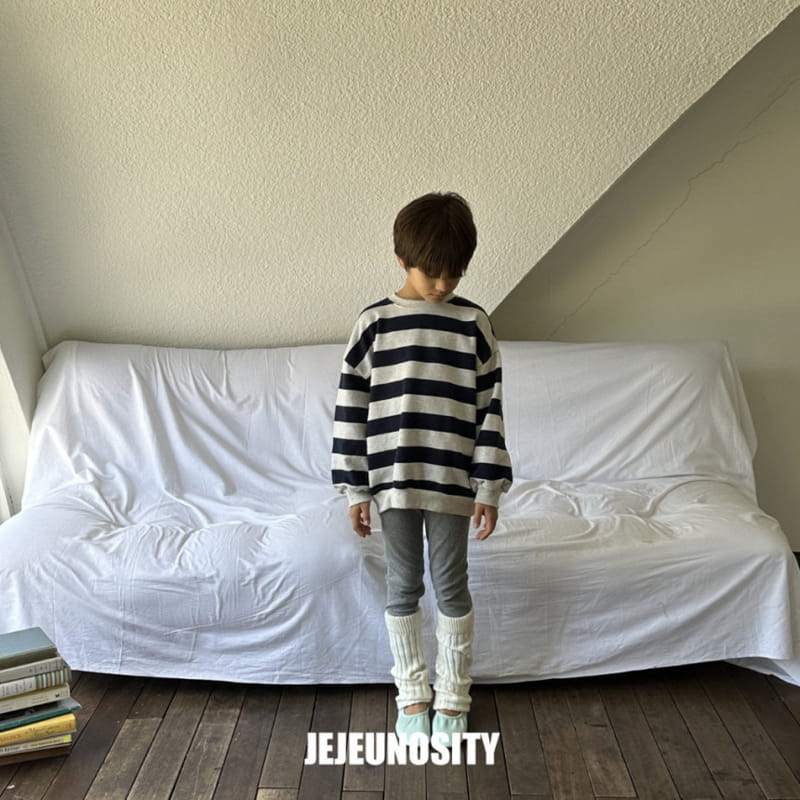 Jejeunosity - Korean Children Fashion - #discoveringself - E Stripes Sweatshirt - 6