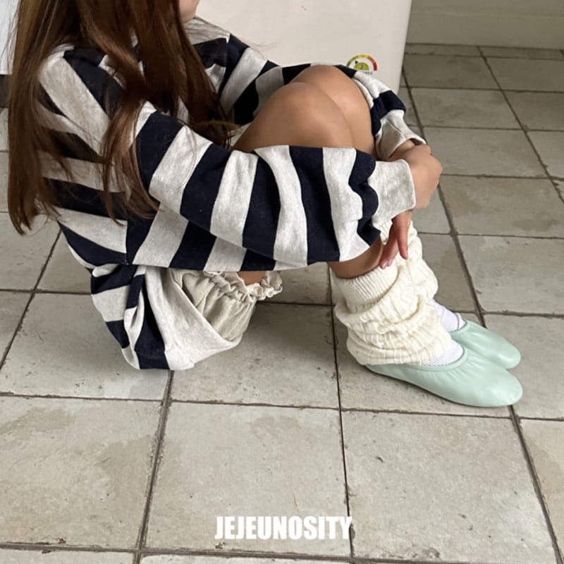 Jejeunosity - Korean Children Fashion - #fashionkids - E Stripes Sweatshirt - 7