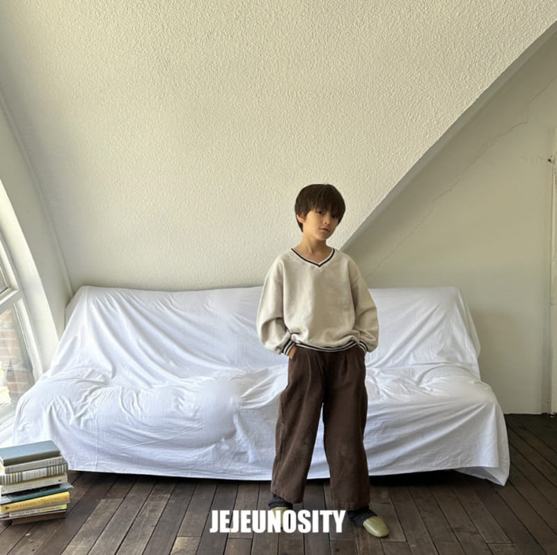 Jejeunosity - Korean Children Fashion - #kidsshorts - Bye V Neck Tee - 5