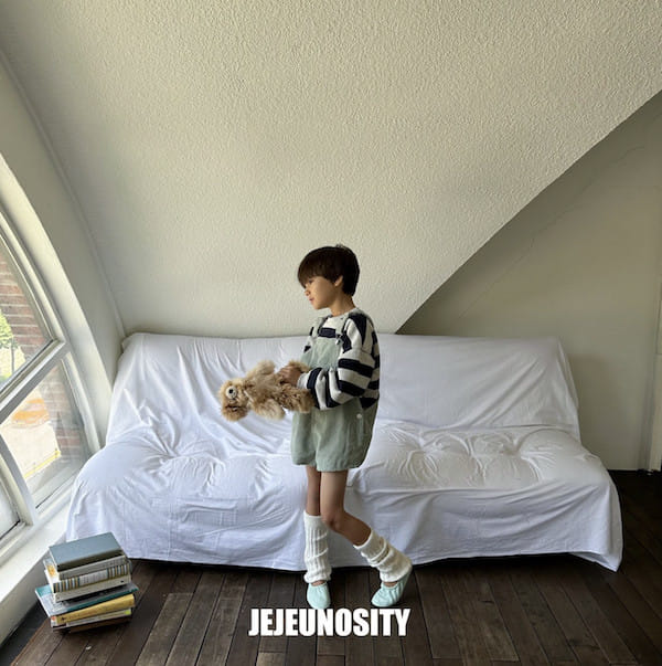 Jejeunosity - Korean Children Fashion - #kidsstore - Rib Berry Short Overalls - 8