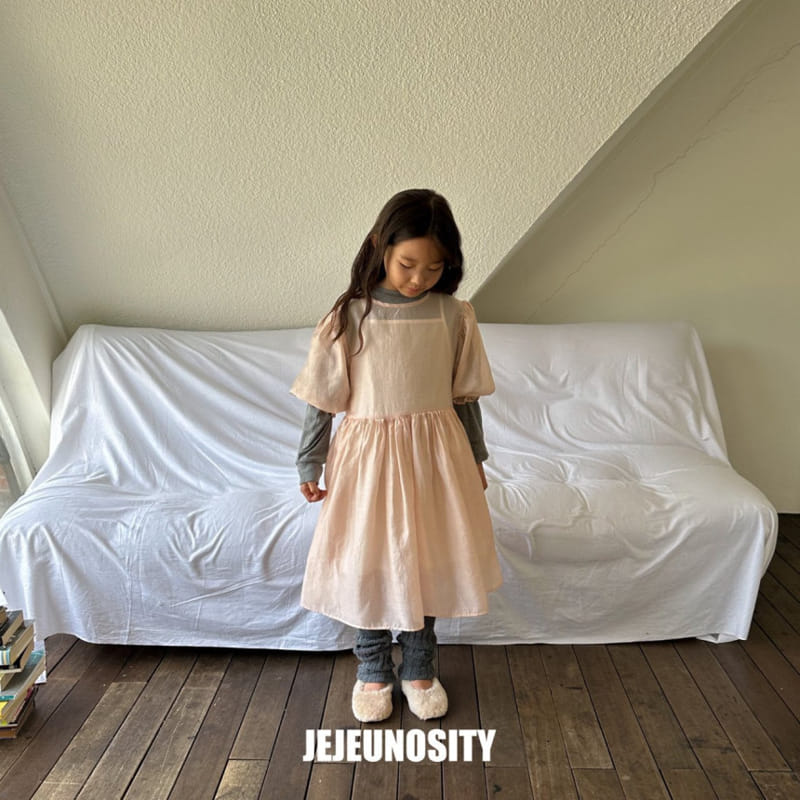 Jejeunosity - Korean Children Fashion - #kidsstore - Double Chiffon One-piece - 3