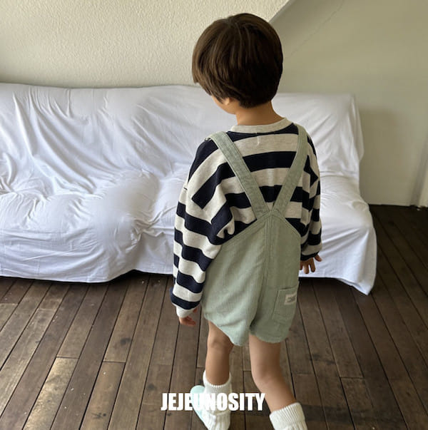 Jejeunosity - Korean Children Fashion - #kidzfashiontrend - Rib Berry Short Overalls - 9
