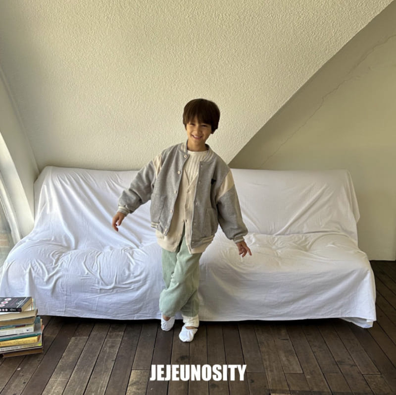 Jejeunosity - Korean Children Fashion - #toddlerclothing - Autumn Baseball Jumper - 10