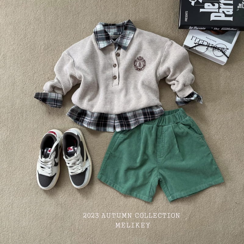 Melikey - Korean Children Fashion - #designkidswear - Waffle Danjjack Sweatshirt - 7