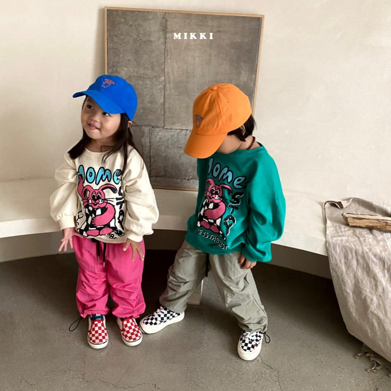 Mikki - Korean Children Fashion - #Kfashion4kids - Check Rabbit Sweatshirt - 6