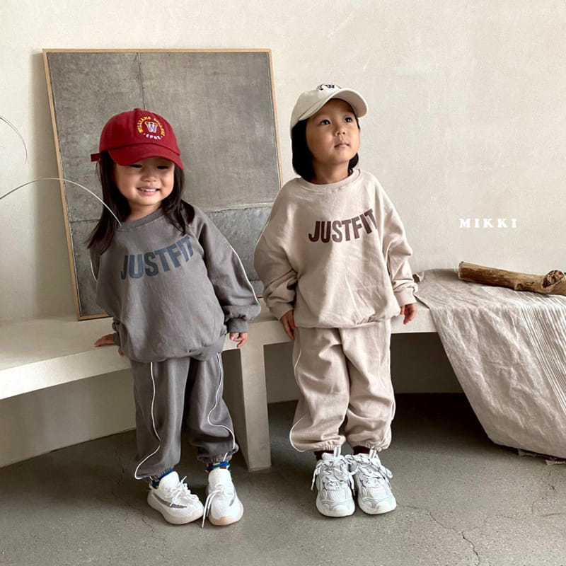 Mikki - Korean Children Fashion - #childofig - Just Pping Stripes Top Bottom Set - 3